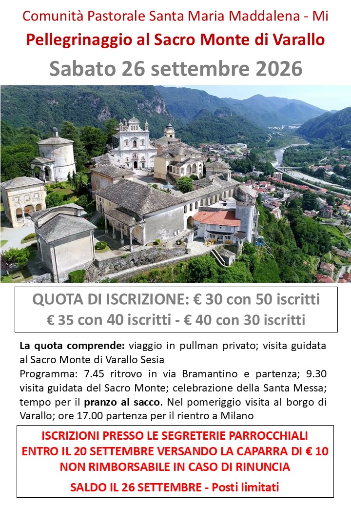 PELLEGRINAGGIO A VARALLO
